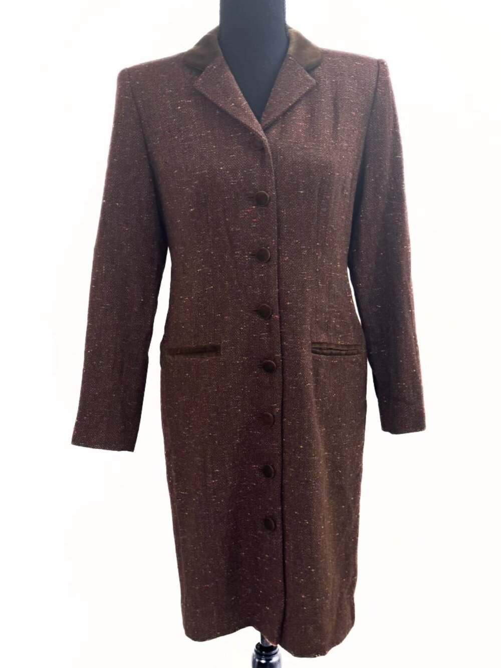 Maggy London Brown Coat Dress Size 6